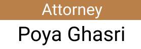 Attorney Poya Ghasri